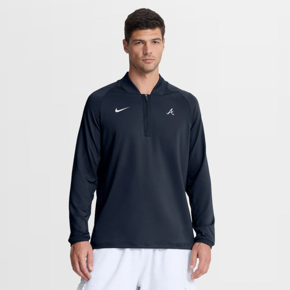 Atlanta Braves Nike Authentic Collection Dri-FIT Raglan Half-Zip Pullover Near Me