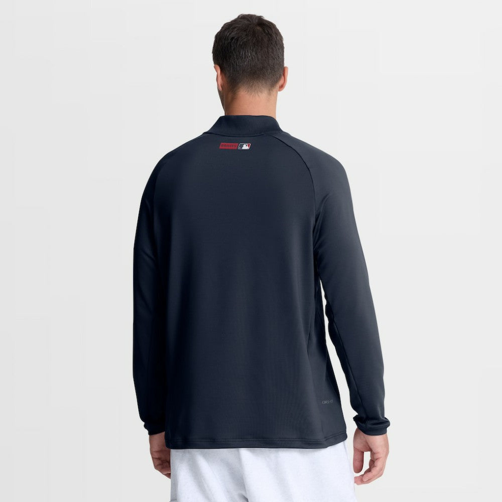 Atlanta Braves Nike Authentic Collection Dri-FIT Raglan Half-Zip Pullover Near Me