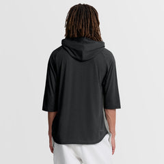 Los Angeles Dodgers Nike Authentic Collection Flux Dri-FIT Raglan 3/4-Sleeve Hooded T-Shirt Clearance
