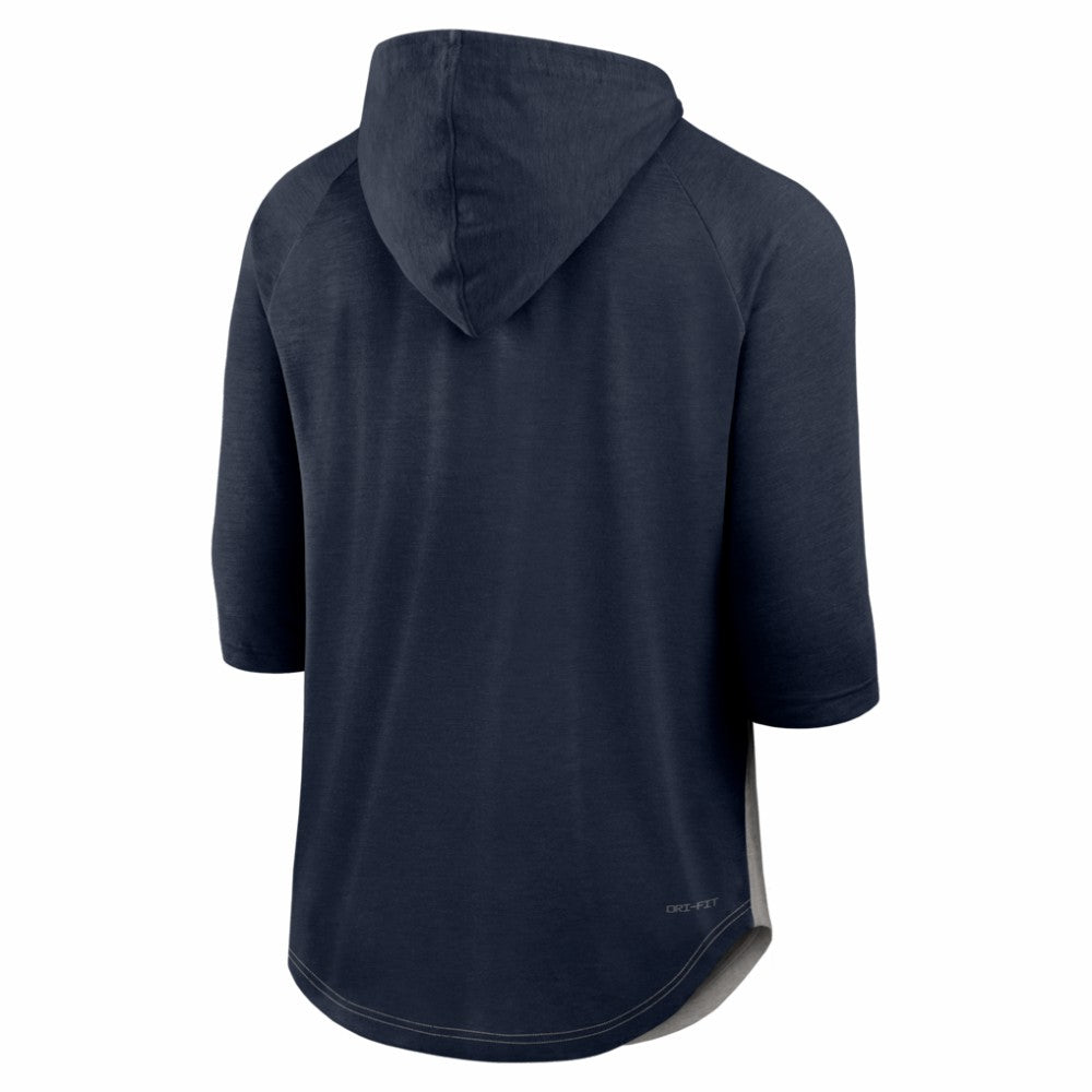 Atlanta Braves Nike Authentic Collection Flux Dri-FIT Raglan 3/4-Sleeve Hooded T-Shirt for sale