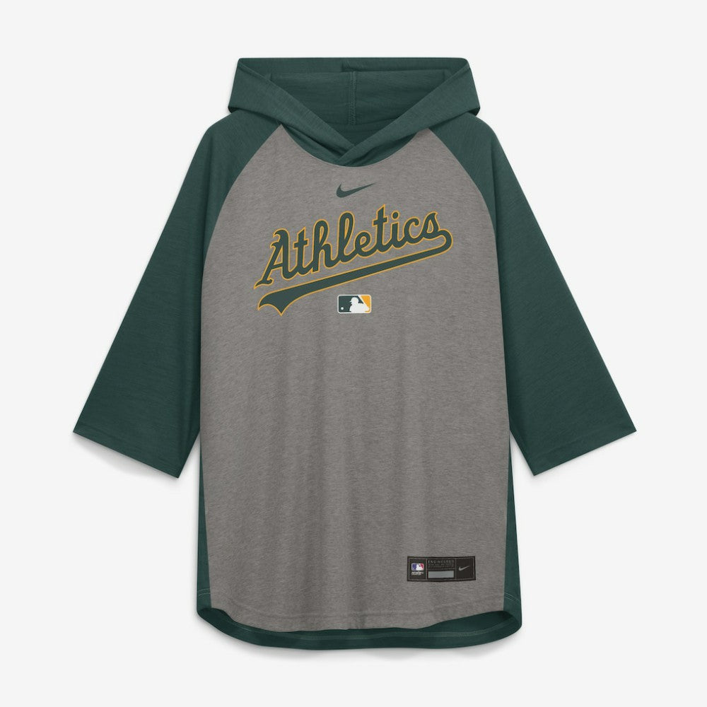 Athletics Nike Authentic Collection Flux Dri-FIT Raglan 3/4-Sleeve Hooded T-Shirt On Sale