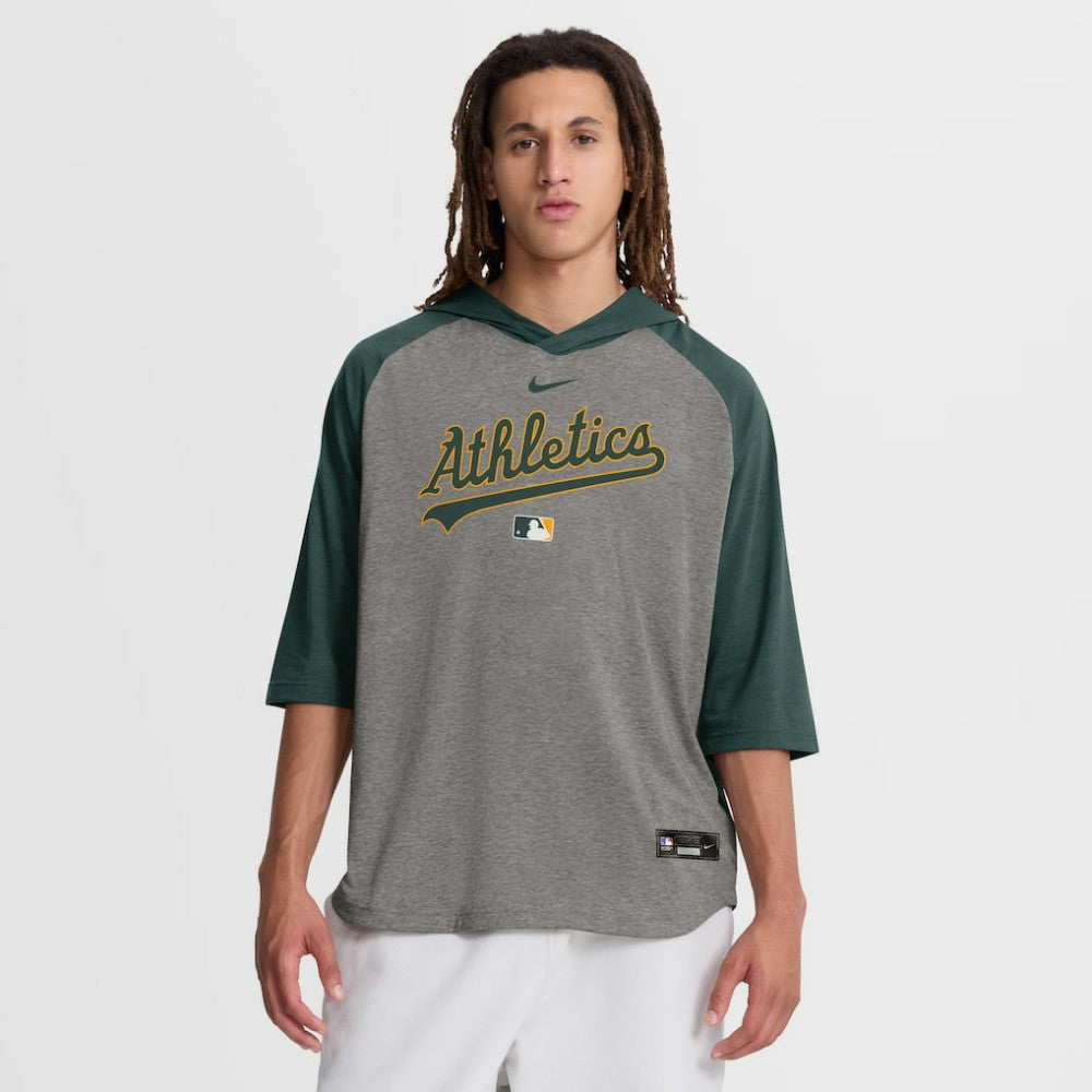 Athletics Nike Authentic Collection Flux Dri-FIT Raglan 3/4-Sleeve Hooded T-Shirt On Sale