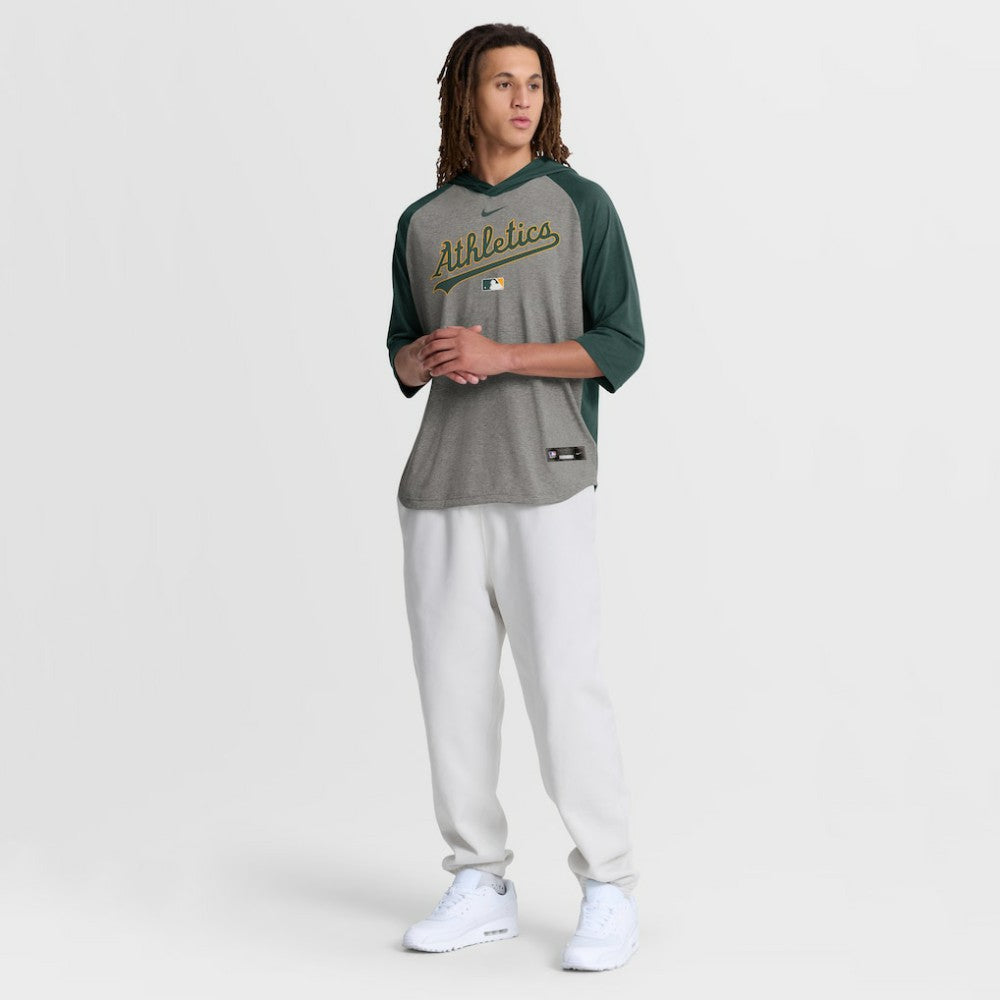 Athletics Nike Authentic Collection Flux Dri-FIT Raglan 3/4-Sleeve Hooded T-Shirt On Sale