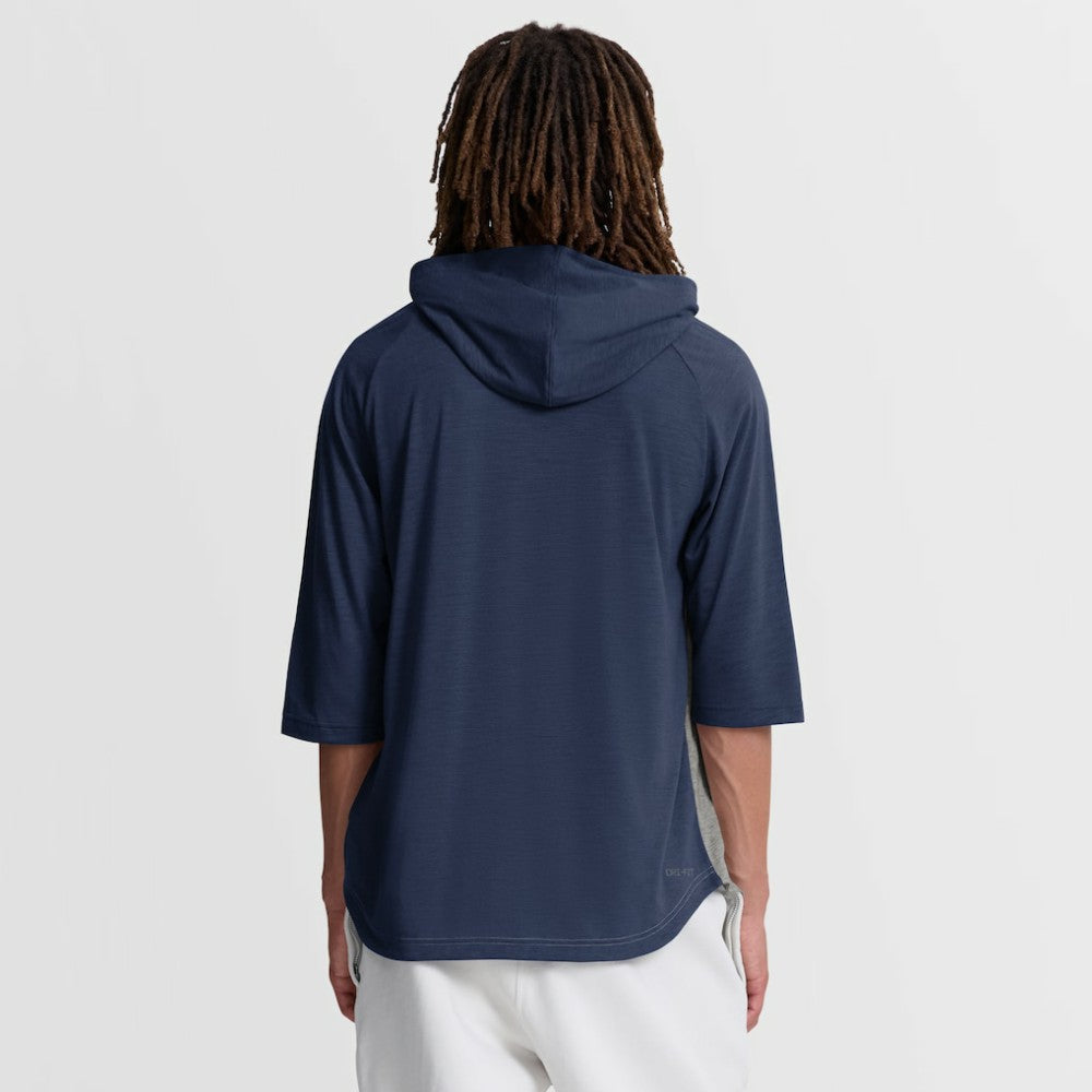 Tampa Bay Rays Nike Authentic Collection Flux Dri-FIT Raglan 3/4-Sleeve Hooded T-Shirt Clearance