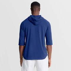 New York Mets Nike Authentic Collection Flux Dri-FIT Raglan 3/4-Sleeve Hooded T-Shirt for sale