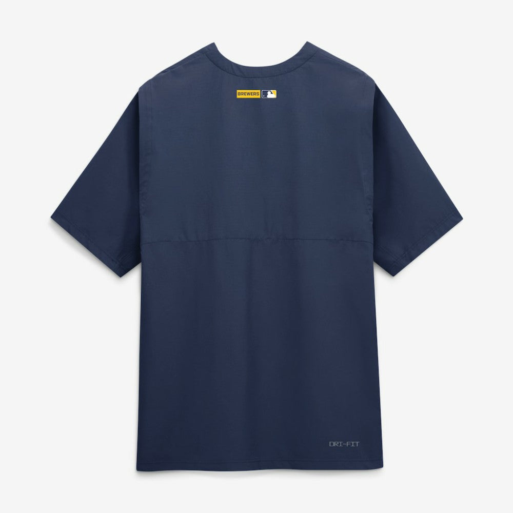 Milwaukee Brewers Nike Authentic Collection Dri-FIT Quarter-Zip Windshirt Lifestyle