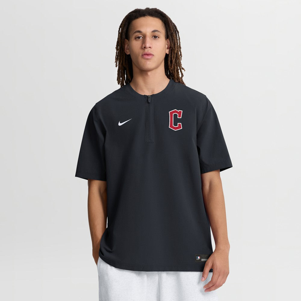 Cleveland Guardians Nike Authentic Collection Dri-FIT Quarter-Zip Windshirt Lifestyle