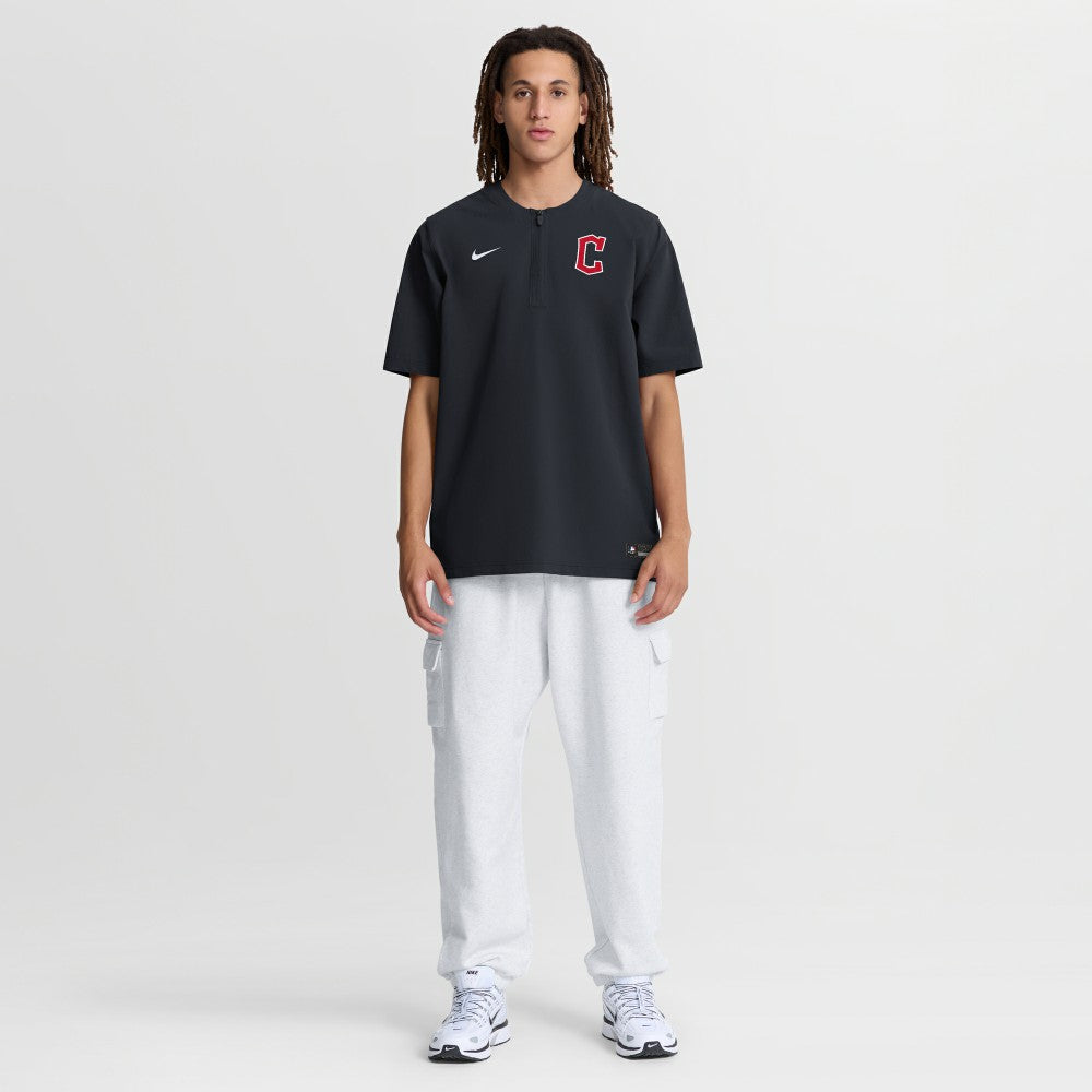 Cleveland Guardians Nike Authentic Collection Dri-FIT Quarter-Zip Windshirt Lifestyle