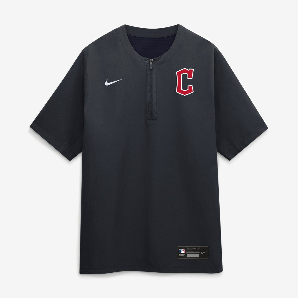 Cleveland Guardians Nike Authentic Collection Dri-FIT Quarter-Zip Windshirt Lifestyle