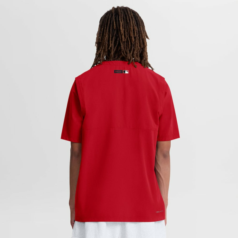 Cincinnati Reds Nike Authentic Collection Dri-FIT Quarter-Zip Windshirt Clearance