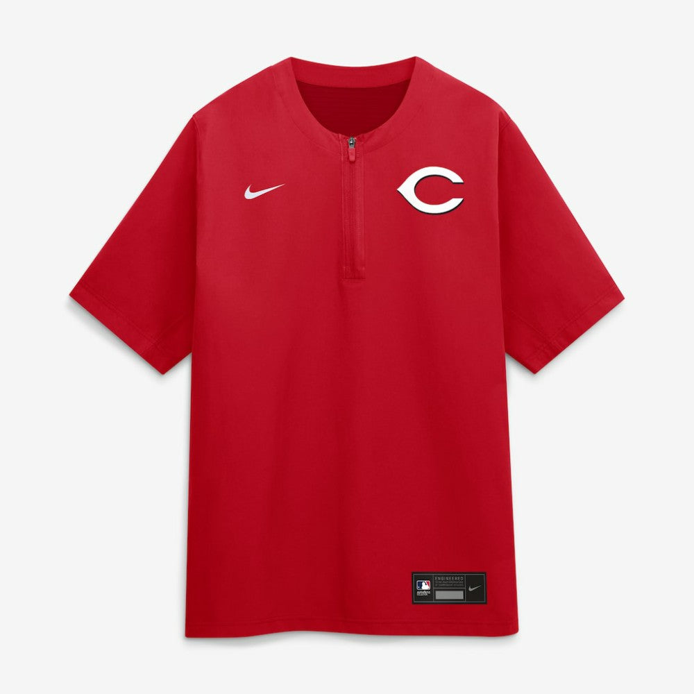 Cincinnati Reds Nike Authentic Collection Dri-FIT Quarter-Zip Windshirt Clearance