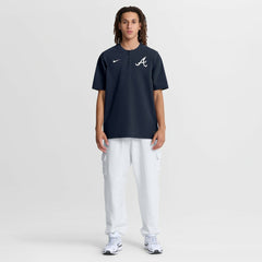 Atlanta Braves Nike Authentic Collection Dri-FIT Quarter-Zip Windshirt Lifestyle