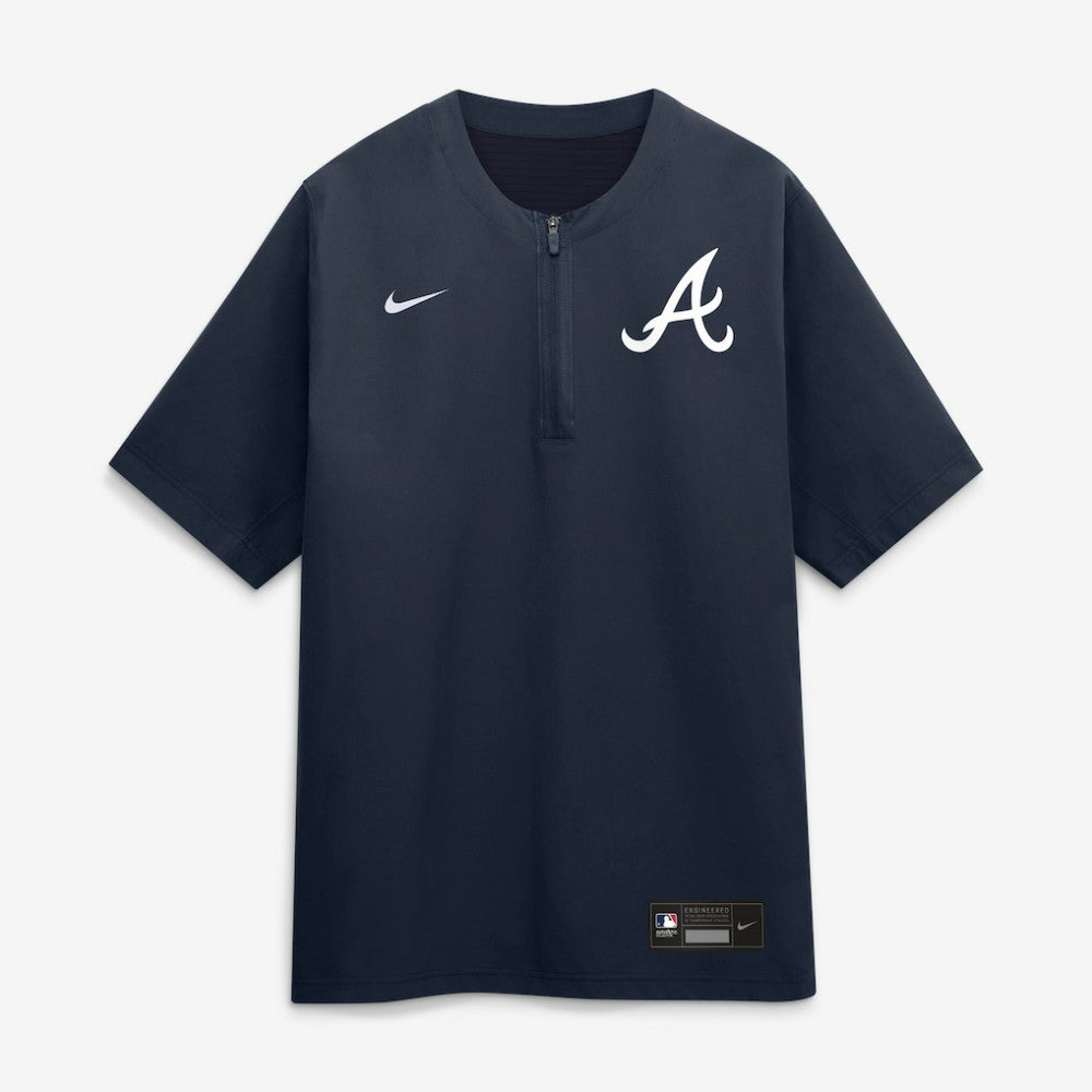 Atlanta Braves Nike Authentic Collection Dri-FIT Quarter-Zip Windshirt Lifestyle
