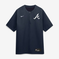 Atlanta Braves Nike Authentic Collection Dri-FIT Quarter-Zip Windshirt Lifestyle