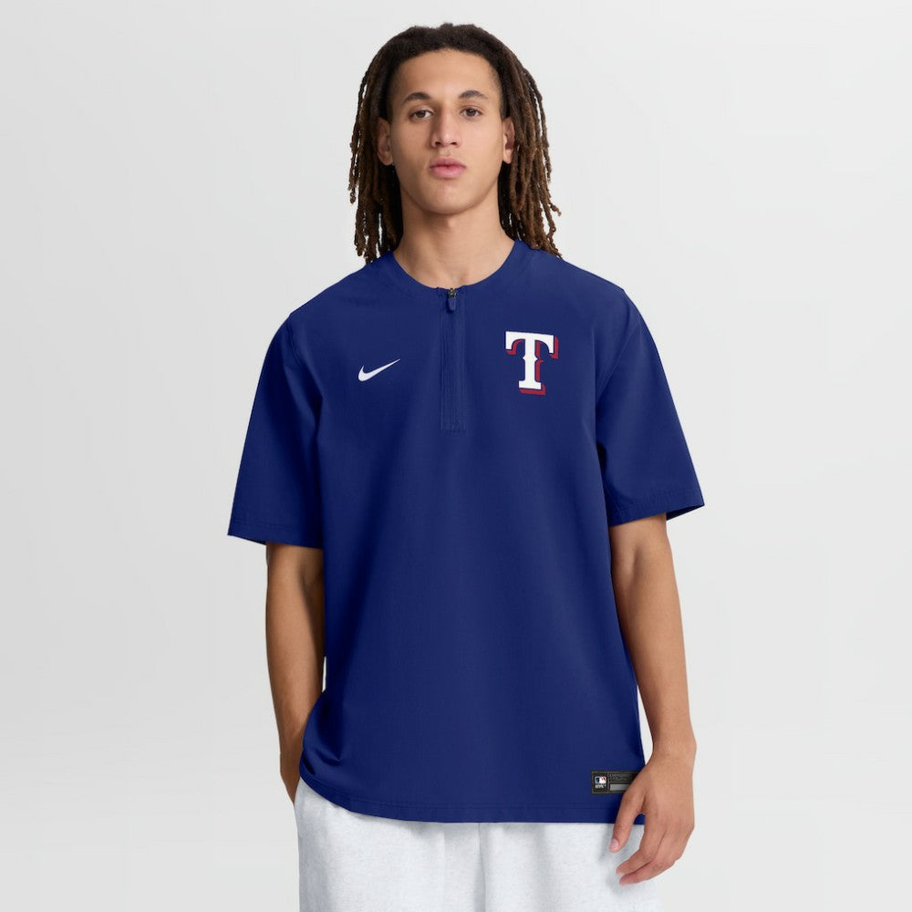 Texas Rangers Nike Authentic Collection Dri-FIT Quarter-Zip Windshirt Lifestyle