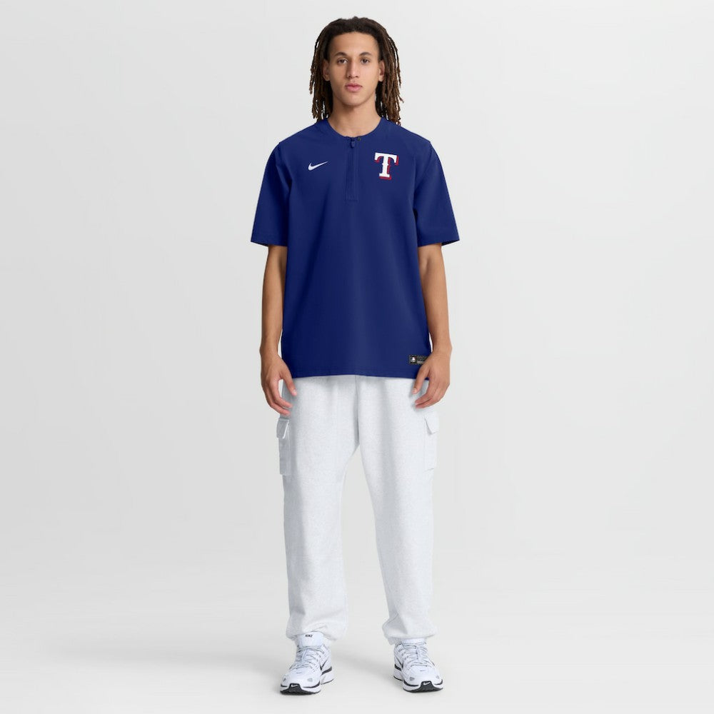 Texas Rangers Nike Authentic Collection Dri-FIT Quarter-Zip Windshirt Lifestyle