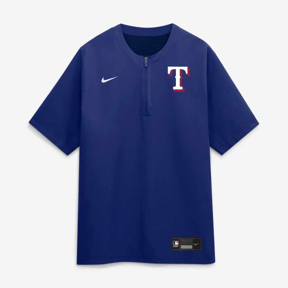 Texas Rangers Nike Authentic Collection Dri-FIT Quarter-Zip Windshirt Lifestyle