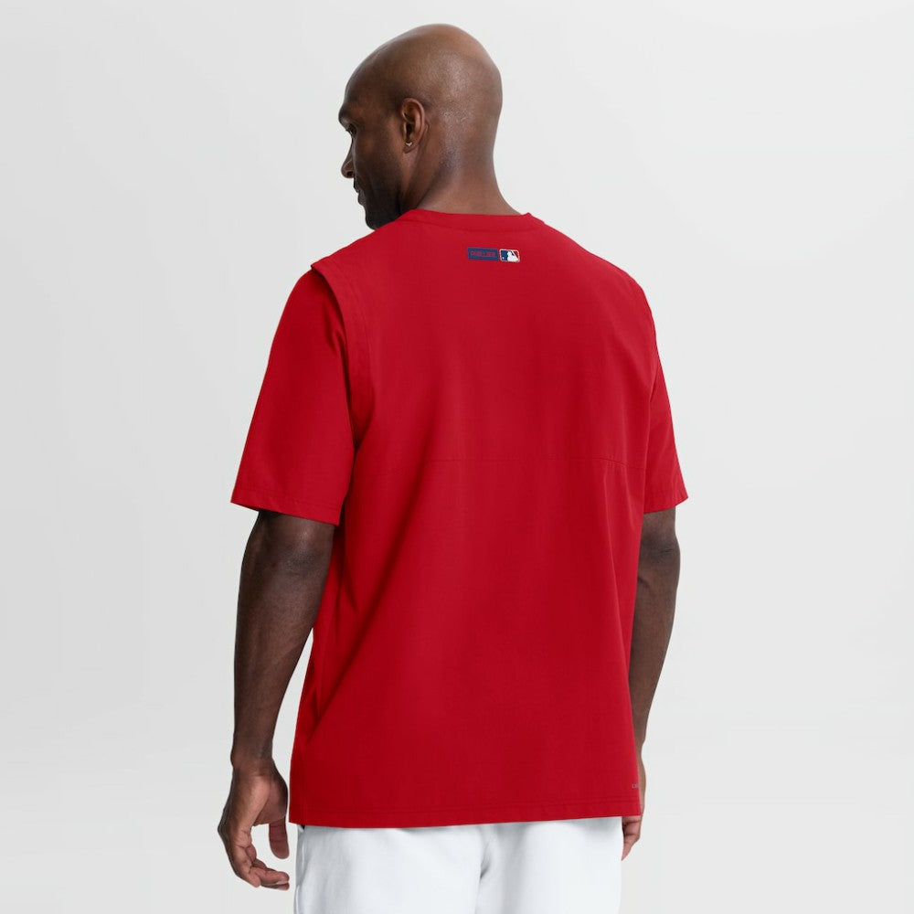 Philadelphia Phillies Nike Authentic Collection Dri-FIT Quarter-Zip Windshirt On Sale