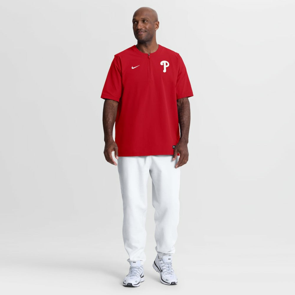 Philadelphia Phillies Nike Authentic Collection Dri-FIT Quarter-Zip Windshirt On Sale