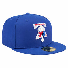 New Era - Philadelphia 76ers Core Logo 59FIFTY Fitted Hat - Royal