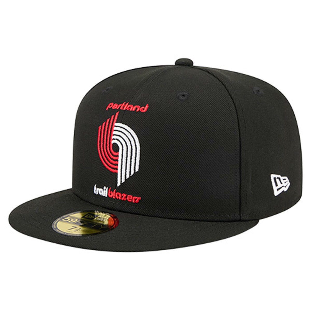 New Era - Portland Trail Blazers Core Logo 59FIFTY Fitted Hat - Black
