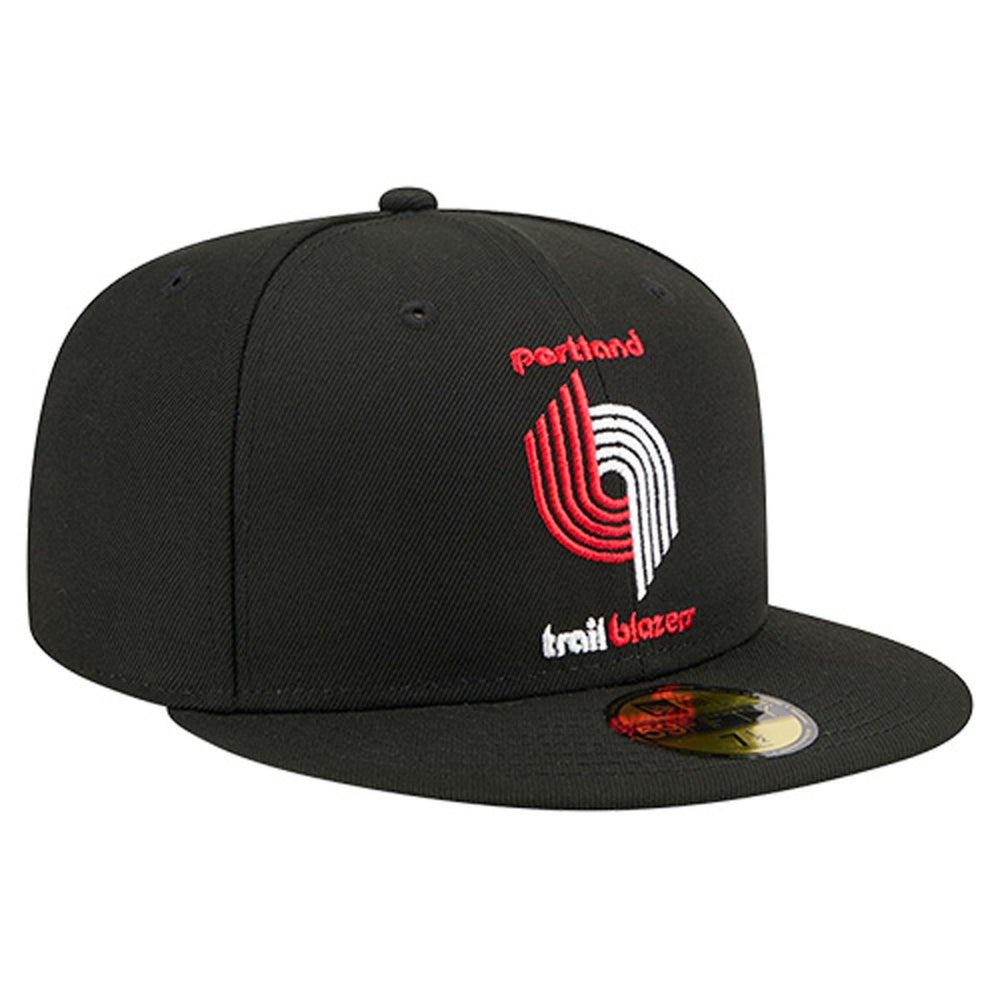 New Era - Portland Trail Blazers Core Logo 59FIFTY Fitted Hat - Black