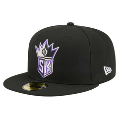 New Era - Sacramento Kings Core Logo 59FIFTY Fitted Hat - Black