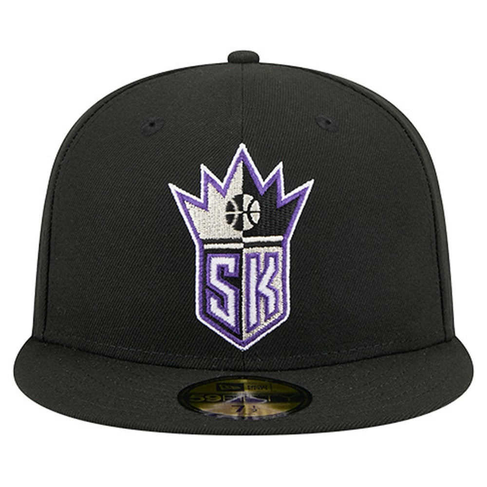 New Era - Sacramento Kings Core Logo 59FIFTY Fitted Hat - Black