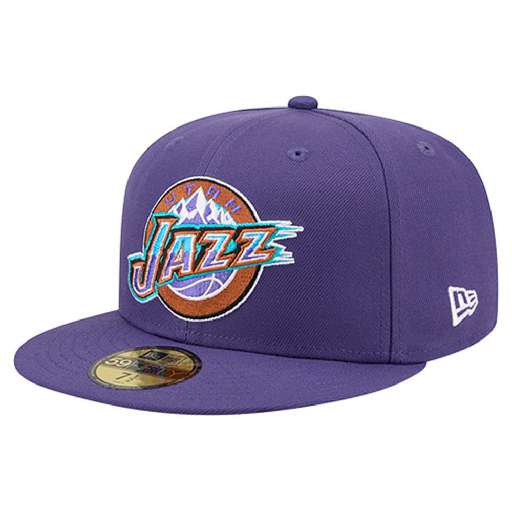 New Era - Utah Jazz Core Logo 59FIFTY Fitted Hat - Purple