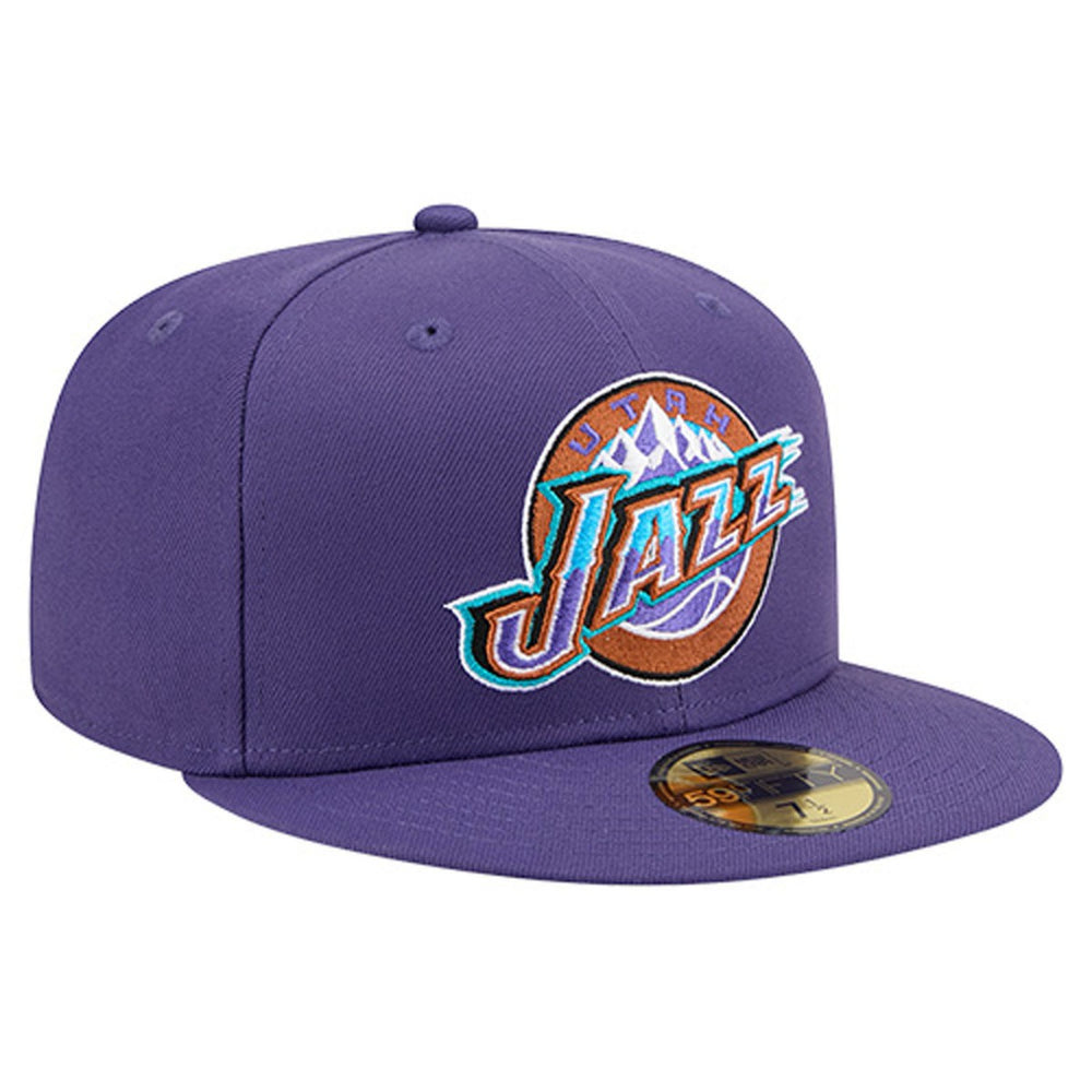 New Era - Utah Jazz Core Logo 59FIFTY Fitted Hat - Purple