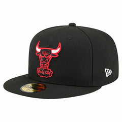 New Era - Chicago Bulls Core Logo 59FIFTY Fitted Hat - Black