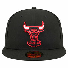 New Era - Chicago Bulls Core Logo 59FIFTY Fitted Hat - Black