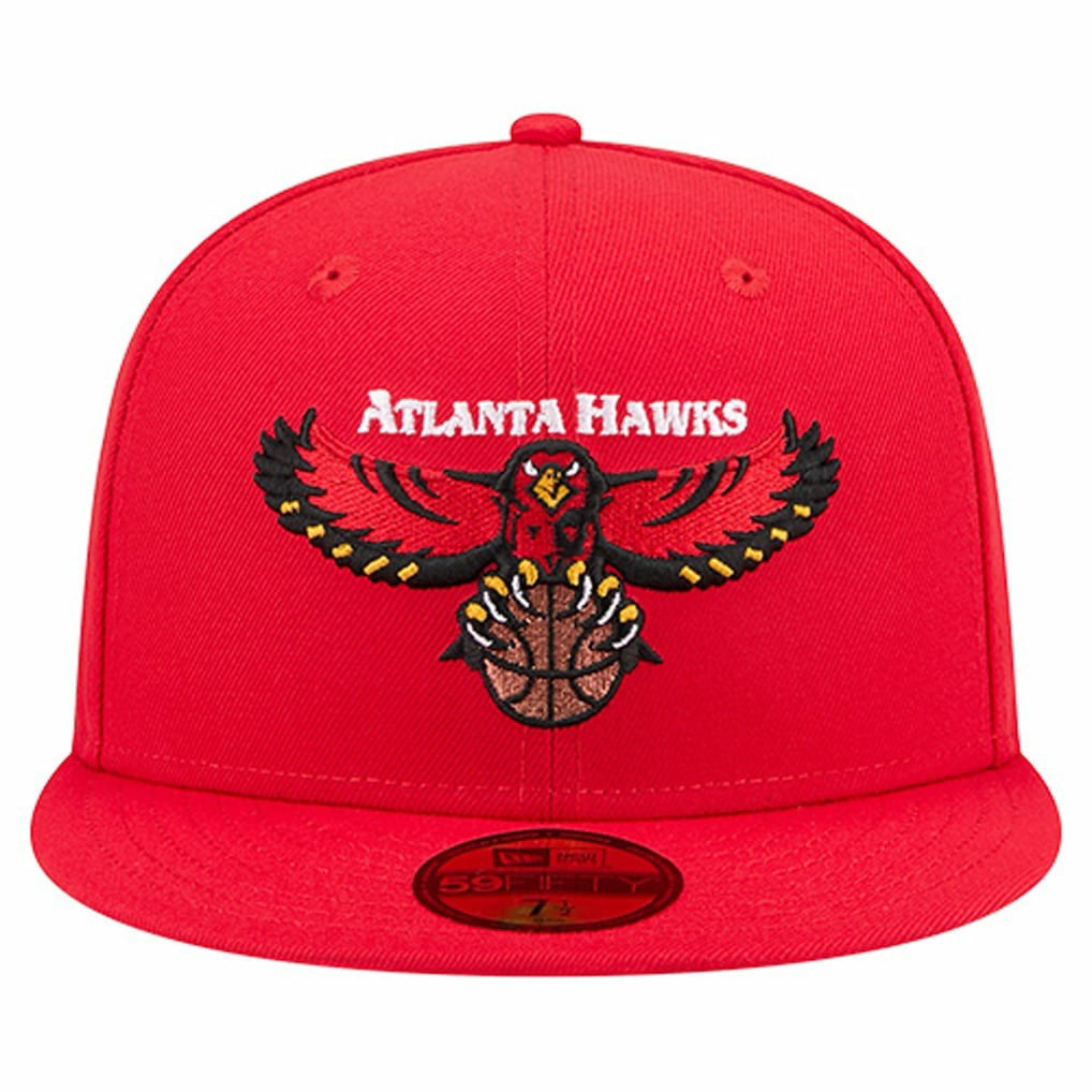 New Era - Atlanta Hawks Core Logo 59FIFTY Fitted Hat - Red