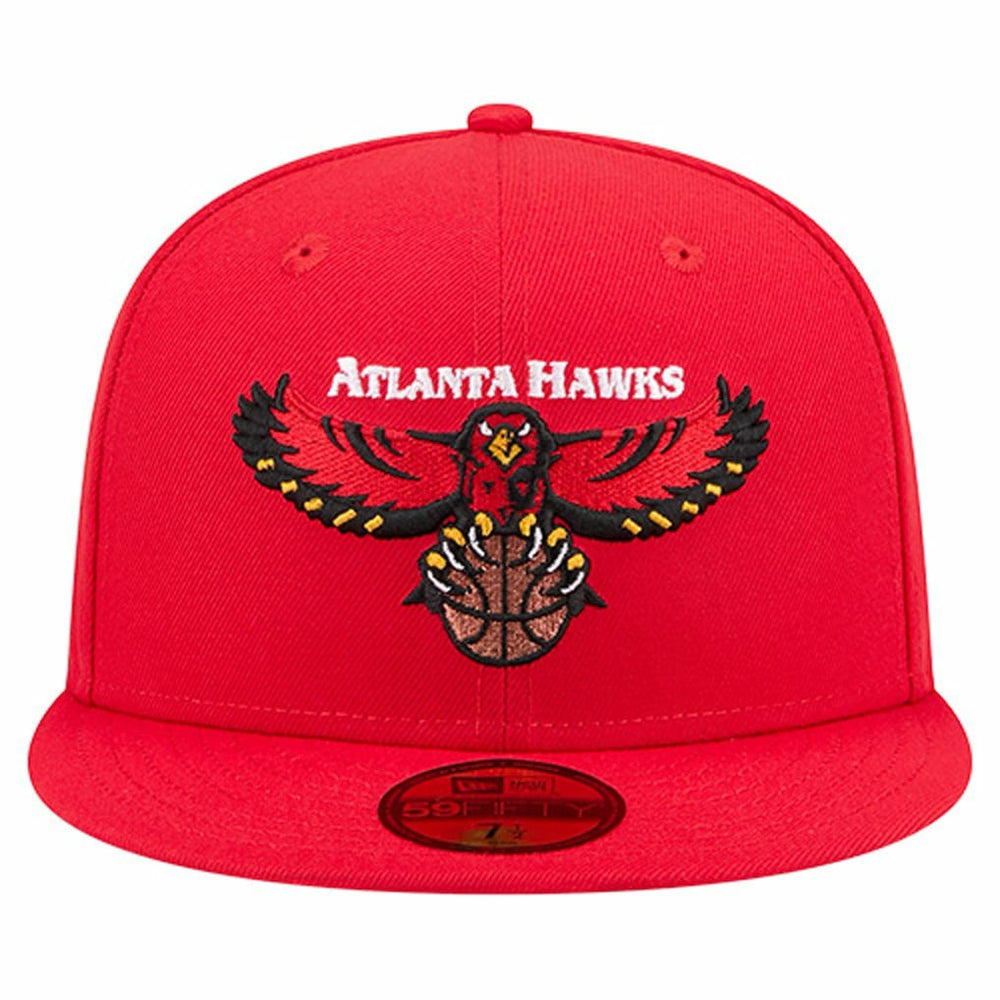 New Era - Atlanta Hawks Core Logo 59FIFTY Fitted Hat - Red