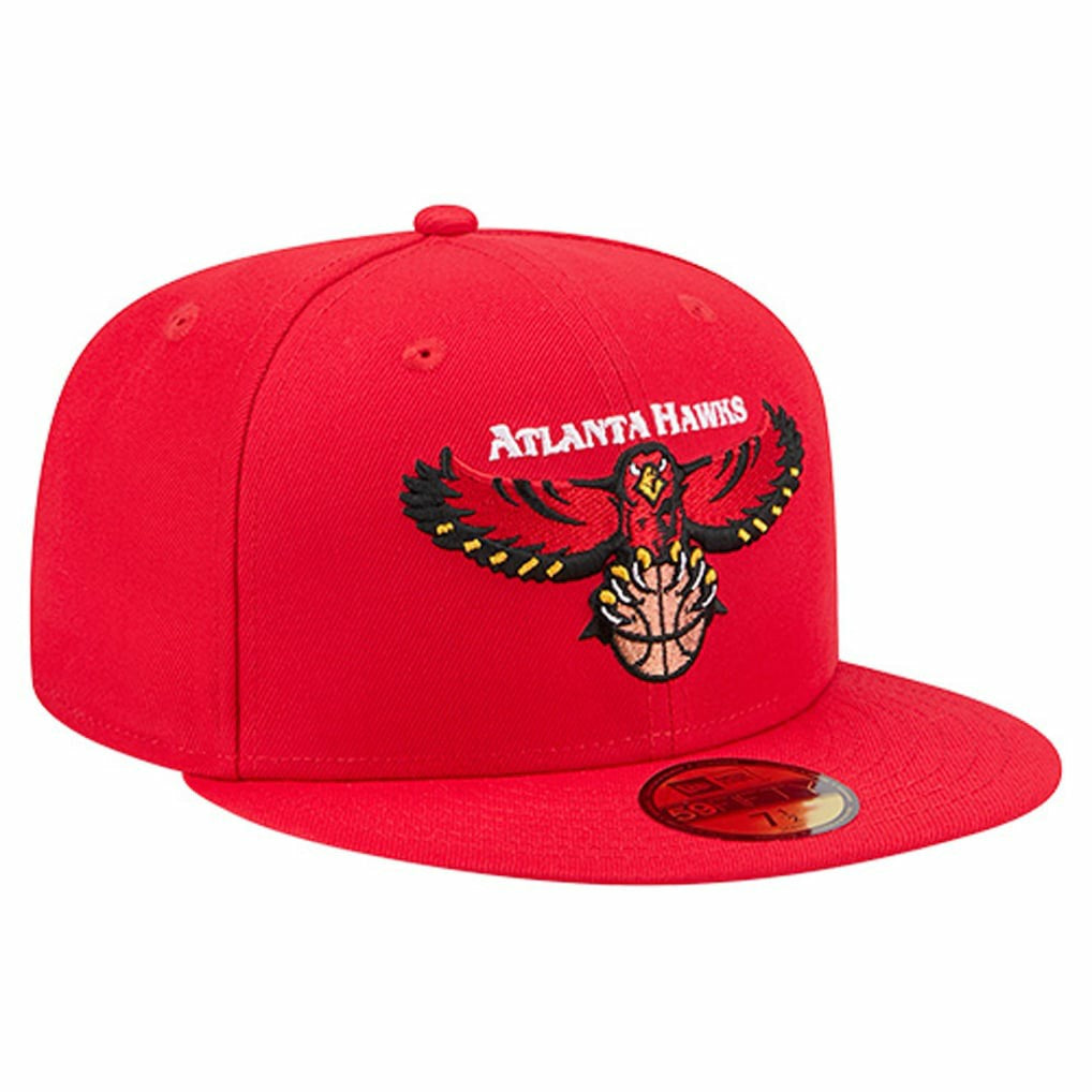 New Era - Atlanta Hawks Core Logo 59FIFTY Fitted Hat - Red