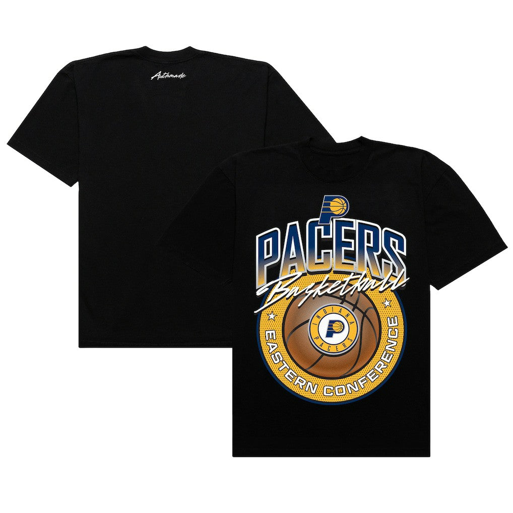 NBA - Indiana Pacers Authmade Basketball Mesh Premium T-Shirt - Black