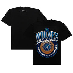 NBA - Minnesota Timberwolves Authmade Basketball Mesh Premium T-Shirt - Black
