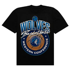 NBA - Minnesota Timberwolves Authmade Basketball Mesh Premium T-Shirt - Black