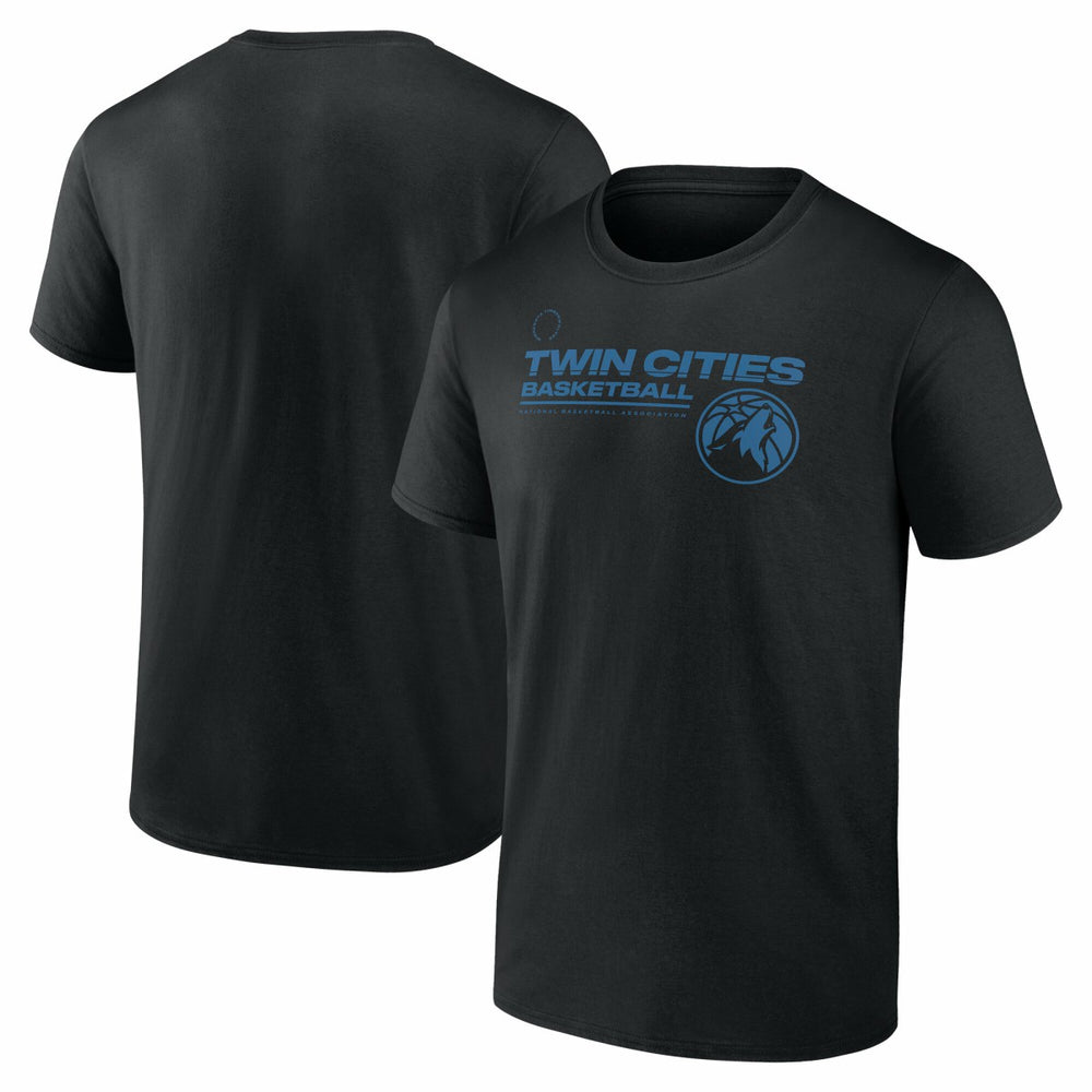 NBA - Minnesota Timberwolves Steadfast Effort T-Shirt - Black