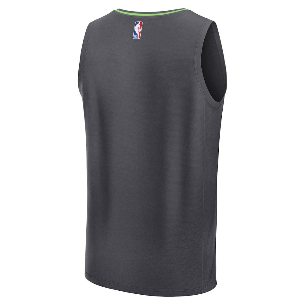 Fanatics - Minnesota Timberwolves Fastbreak Custom Jersey - Statement Edition - Anthracite