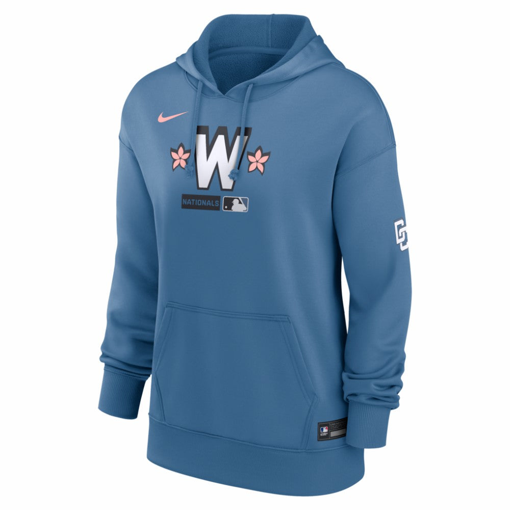 Washington Nationals Nike Women's Authentic Collection City Connect Therma Hoodie for sale