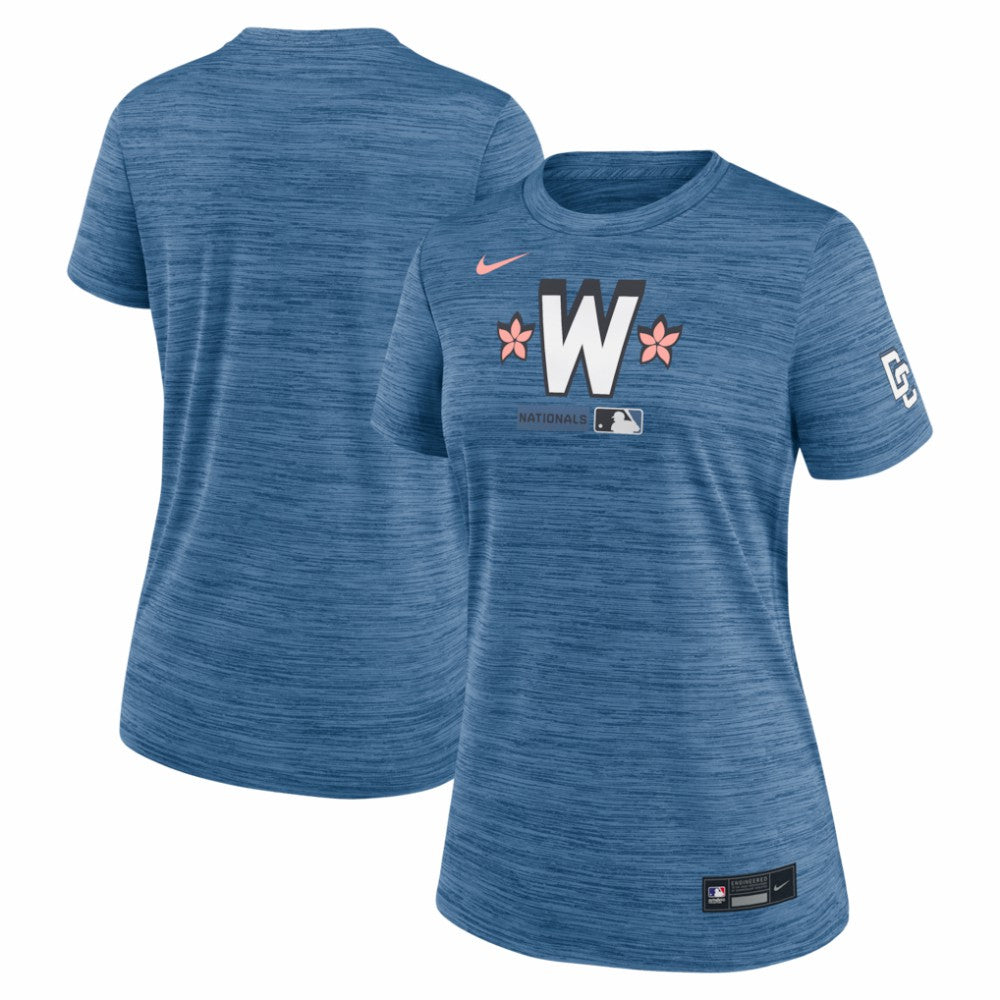 Washington Nationals Nike Women's Authentic Collection City Connect Velocity Dri-FIT T-Shirt for sale