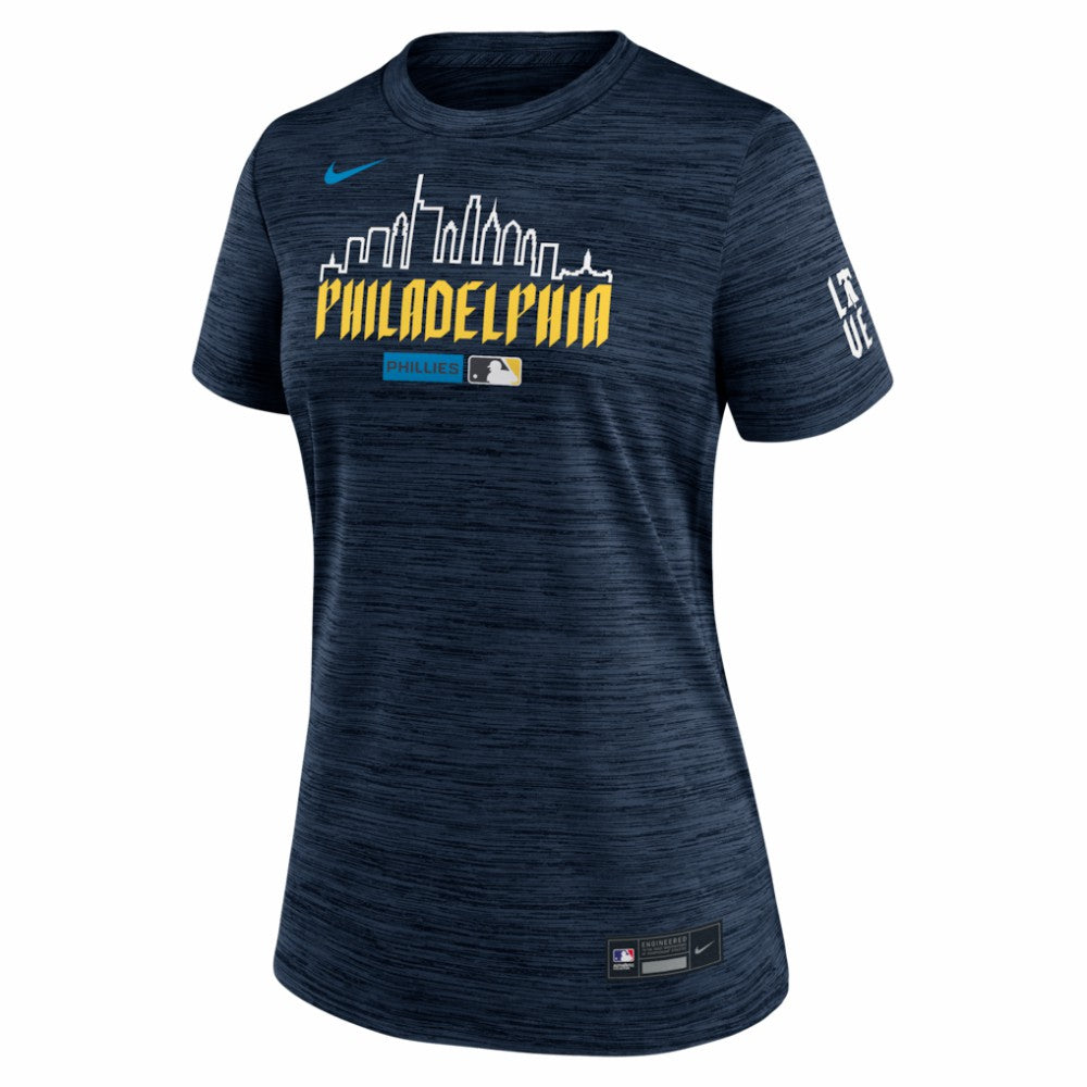 Philadelphia Phillies Nike Women's Authentic Collection City Connect Velocity Dri-FIT T-Shirt for sale