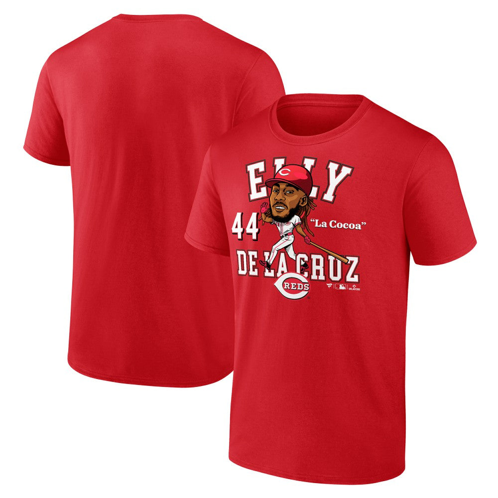 Elly De La Cruz Cincinnati Reds Fanatics Hometown Caricature T-Shirt On Sale