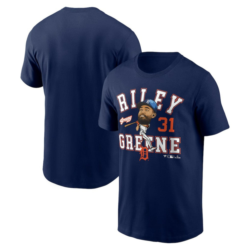 Riley Greene Detroit Tigers Fanatics Hometown Caricature T-Shirt for sale
