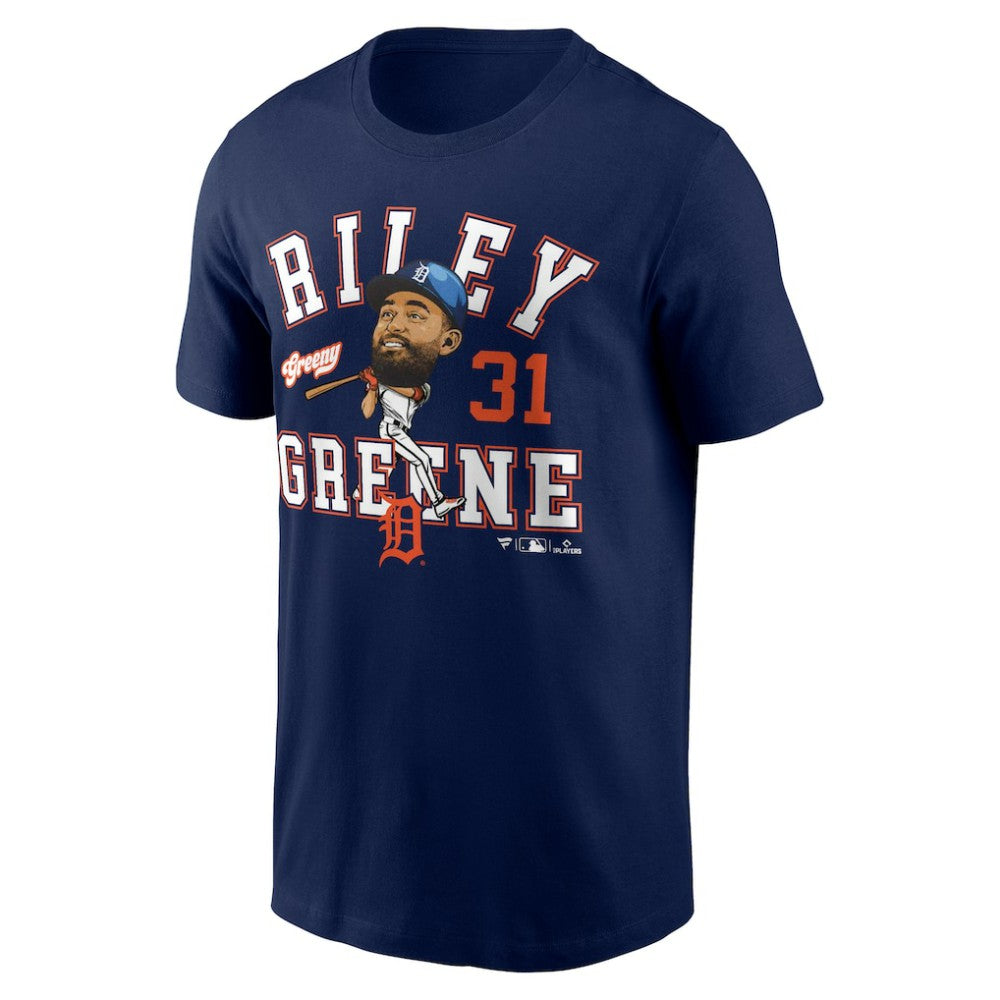 Riley Greene Detroit Tigers Fanatics Hometown Caricature T-Shirt for sale