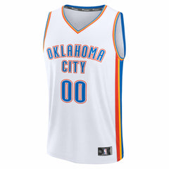 Fanatics - Oklahoma City Thunder Fast Break Custom Jersey - Association Edition - White