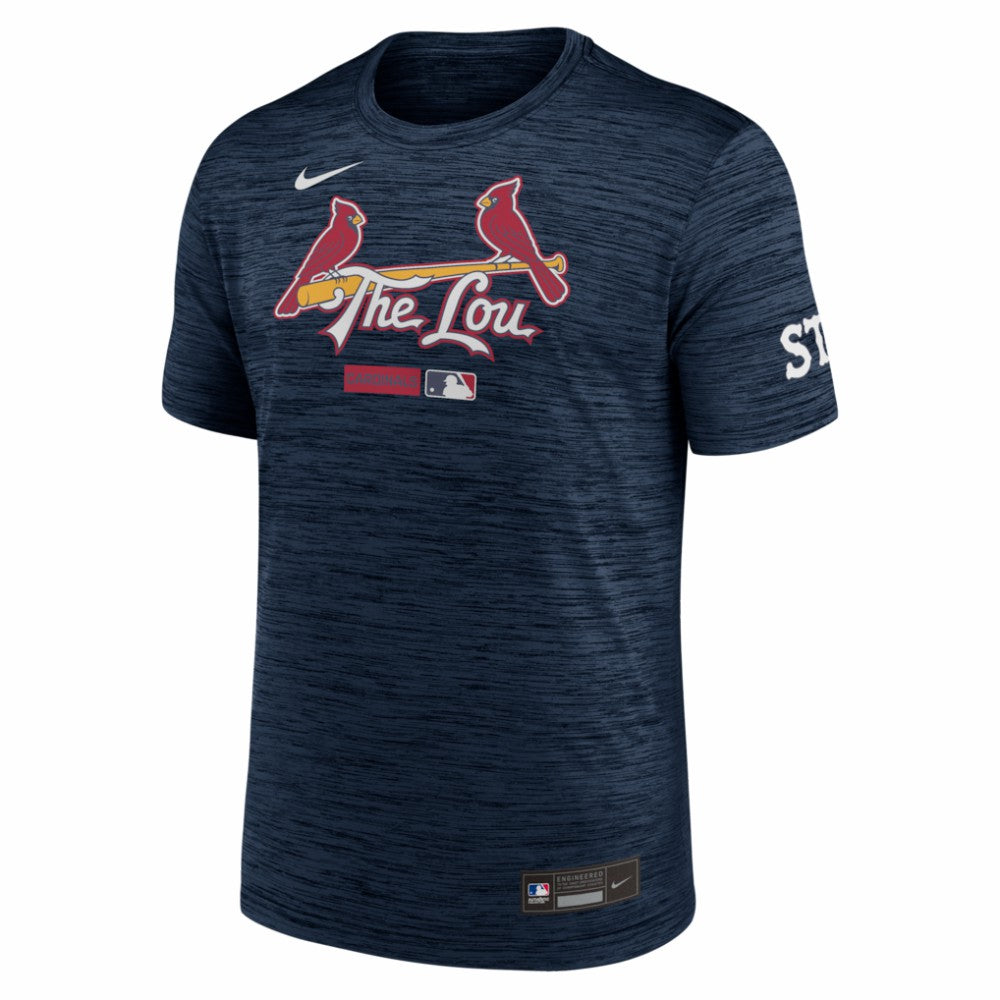 St. Louis Cardinals Nike Authentic Collection City Connect Velocity Dri-FIT T-Shirt Sale