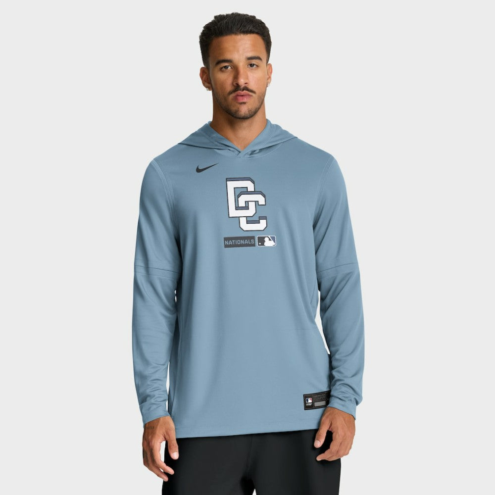 Washington Nationals Nike City Connect Dri-FIT Long Sleeve Hooded T-Shirt Online