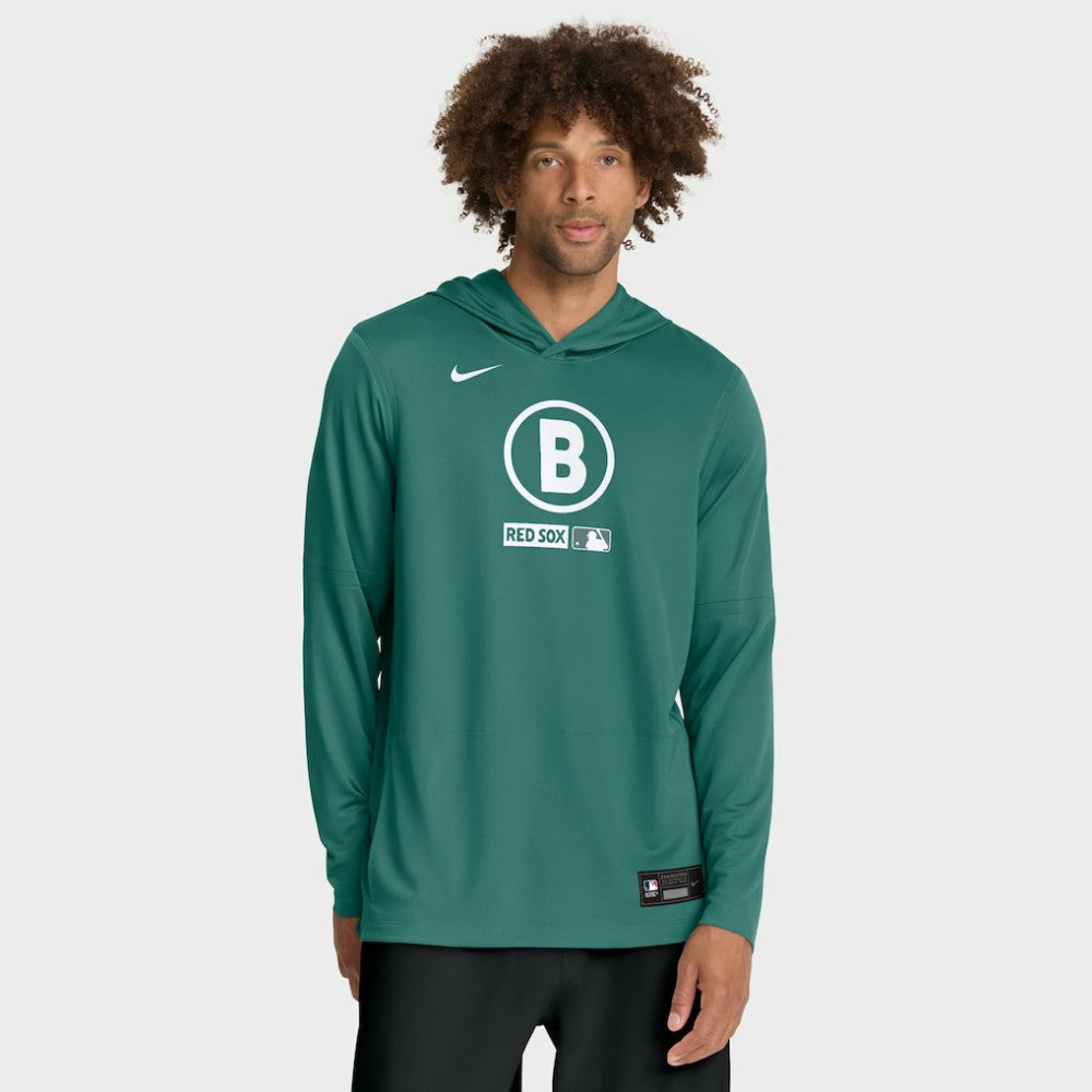 Boston Red Sox Nike City Connect Dri-FIT Long Sleeve Hooded T-Shirt Lifestyle